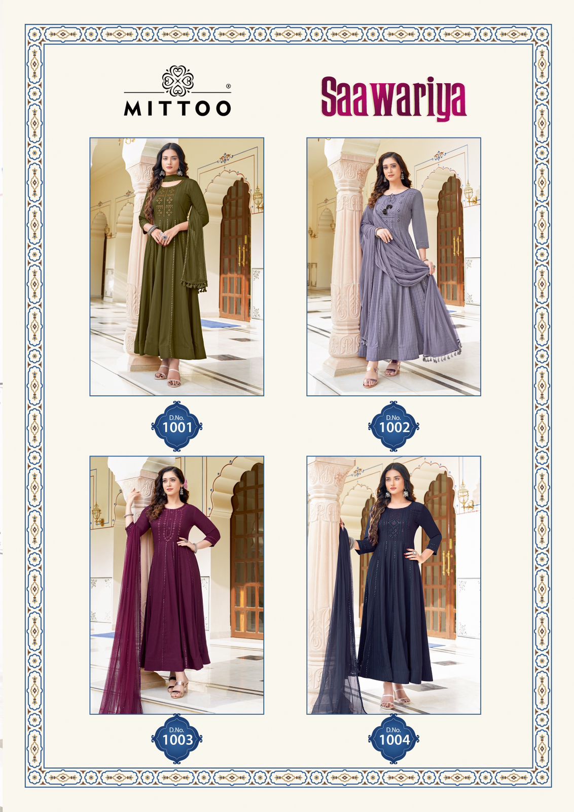 Saawariya By Mittoo Viscose Heavy Anarkali Kurtis With Dupatta Wholesale Price In Surat